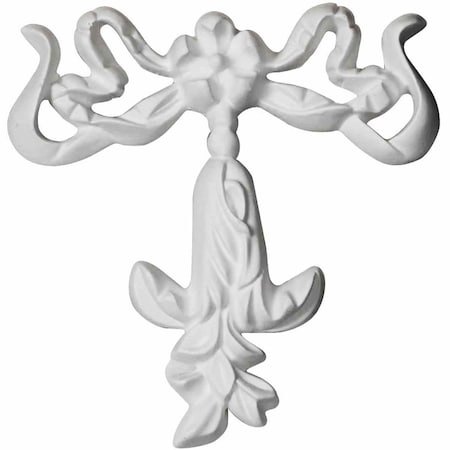 Ekena Millwork 4 1/4"W x 4 1/2"H x 1/2"P Treviso Center Onlay ONL04X04TR